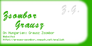 zsombor grausz business card